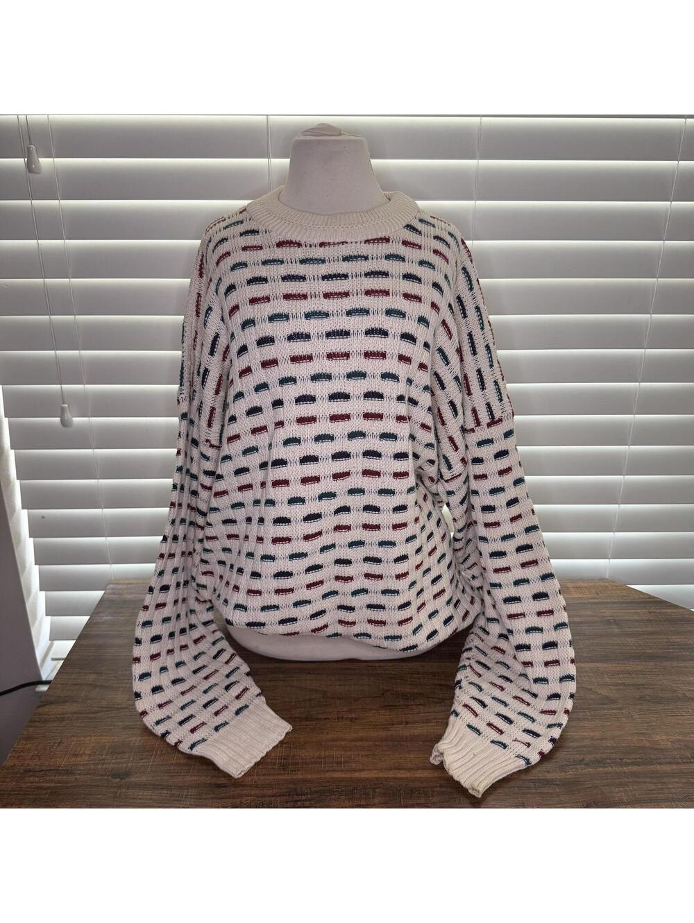 Vintage Ash Creek Trading Cream Large Sweater